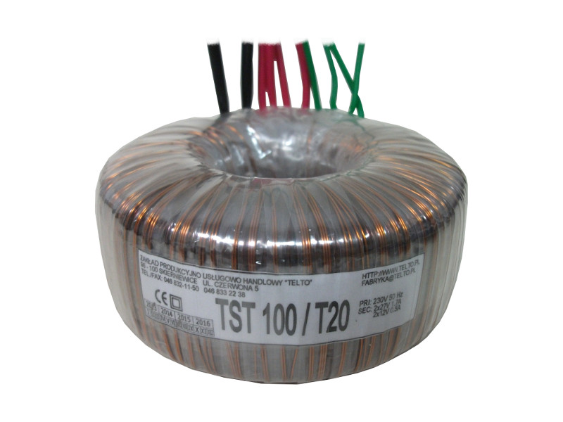 Transformator toroidalny sieciowy TST  100/T020 230/2x27V 1.7A,2
