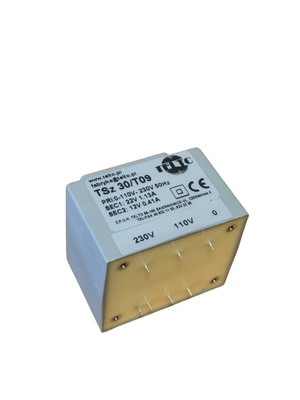Transformator TSz  30/T09 0-110-230V/22V 1.13A, 12V 0.41A