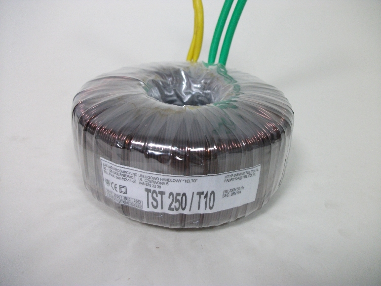 Transformator toroidalny sieciowy TST  250/T010 230/29V 8A