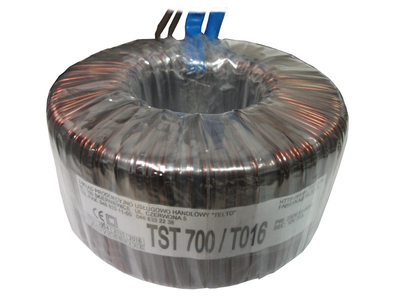Transformator toroidalny sieciowy TST  700/T016 230/10V 70A