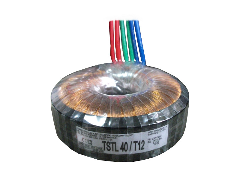 Transformator TSTL  40/T12 230/180V 0.05A, 6.3V 2A, 5V 3A