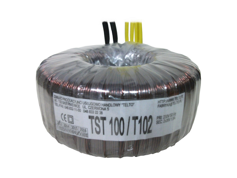 Transformator toroidalny sieciowy TST  100/T002 230/24V 1.2A,17V